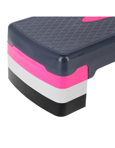 РОЗОВ/СИВ СТЪПЪЛБА ЗА АЕРОБИКА HMS