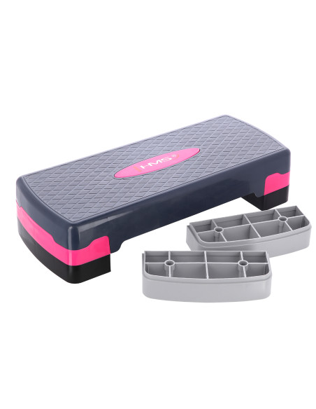 РОЗОВ/СИВ СТЪПЪЛБА ЗА АЕРОБИКА HMS