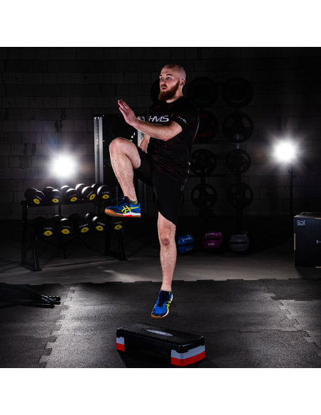 ЧЕРНА/СИВА/ЧЕРВЕНА АЕРОБНА СТЪПЪЛКА HMS