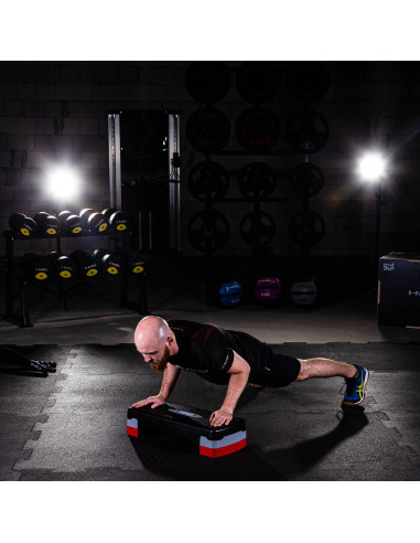 ЧЕРНА/СИВА/ЧЕРВЕНА АЕРОБНА СТЪПЪЛКА HMS