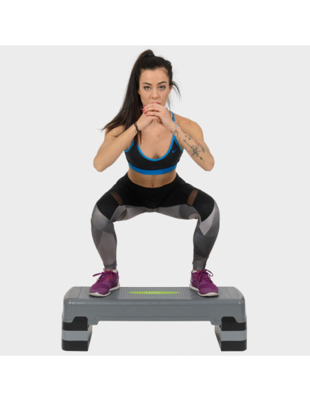 СИВО/ЧЕРНО СТЪПЪЛБА ЗА АЕРОБИКА HMS