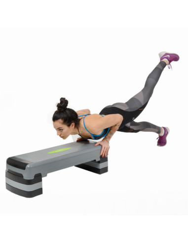 СИВО/ЧЕРНО СТЪПЪЛБА ЗА АЕРОБИКА HMS