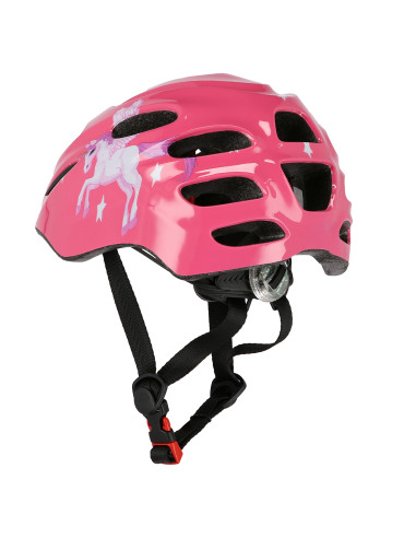 LED РОЗОВ РАЗМЕР XXS (48-54 см) КАСКА NILS EXTREME
