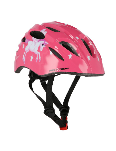 LED РОЗОВ РАЗМЕР XXS (48-54 см) КАСКА NILS EXTREME