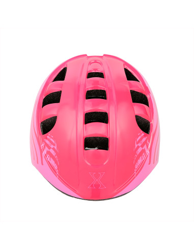 РОЗОВ РАЗМЕР S (51-57 СМ) ДЕТСКА КАСКА NILS EXTEREME