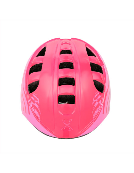 РОЗОВ РАЗМЕР S (51-57 СМ) ДЕТСКА КАСКА NILS EXTEREME