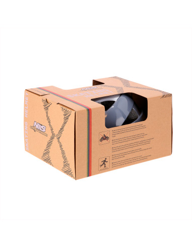 СИВ РАЗМЕР XS (48-55CM) ДЕТСКА КАСКА NILS EXTEREME