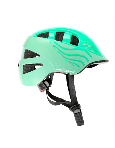 ЗЕЛЕН РАЗМЕР XS (48-55 СМ) ДЕТСКА КАСКА NILS EXTEREME