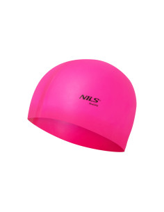 СИЛИКОНОВА ПЛУВНА ШАПКА SOLID PK01 PINK NILS AQUA