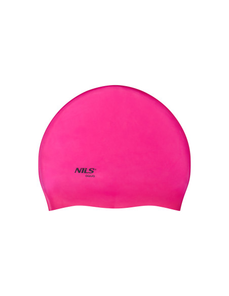 СИЛИКОНОВА ПЛУВНА ШАПКА SOLID PK01 PINK NILS AQUA