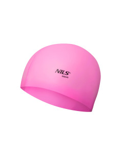 СИЛИКОНОВА ПЛУВНА ШАПКА SOLID PK02 СВЕТЛО РОЗОВА NILS AQUA