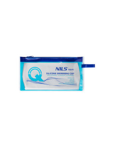 ПЛУВНА ШАПКА ОТ СИВ СИЛИКОНОВ СИЛИКОНОВ NILS AQUA