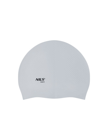 ПЛУВНА ШАПКА ОТ СИВ СИЛИКОНОВ СИЛИКОНОВ NILS AQUA
