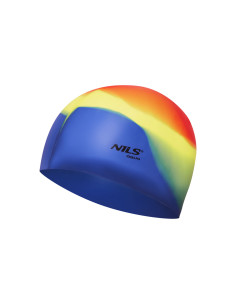 МНОГОЦВЕТНА М04 СИЛИКОНОВА ПЛУВНА ШАПКА NILS AQUA