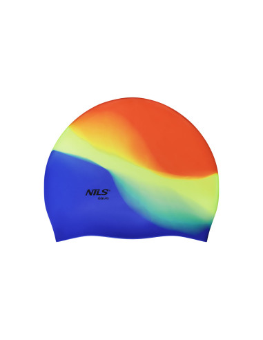 МНОГОЦВЕТНА М04 СИЛИКОНОВА ПЛУВНА ШАПКА NILS AQUA