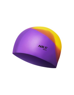 МНОГОЦВЕТНА ШАПКА ЗА ПЛУВНА СИЛИКОНОВА M11 NILS AQUA