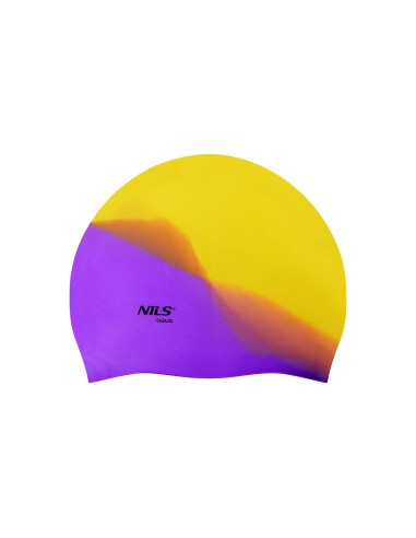 МНОГОЦВЕТНА ШАПКА ЗА ПЛУВНА СИЛИКОНОВА M11 NILS AQUA