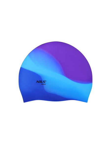 МНОГОЦВЕТНА ШАПКА ЗА ПЛУВНА СИЛИКОНОВА M12 NILS AQUA