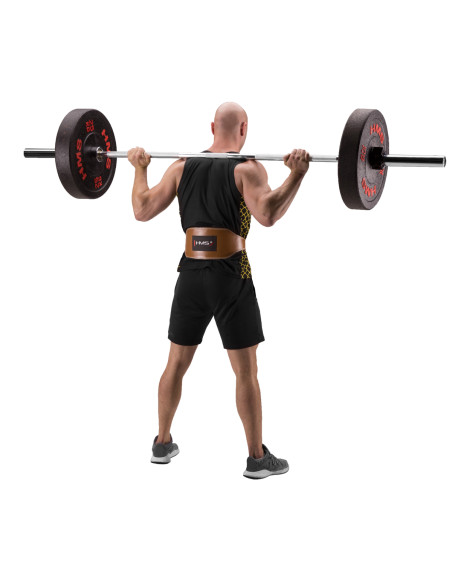 КАФЯВ РАЗМЕР XXL КОЛАН ЗА ВДИГАНЕ НА ТЕЖЕСТИ HMS