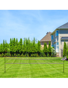 МРЕЖА ЗА БАДМИНТОН 600х60см + ПРЕДПАЗНО ПОКРИВАЛО NILS