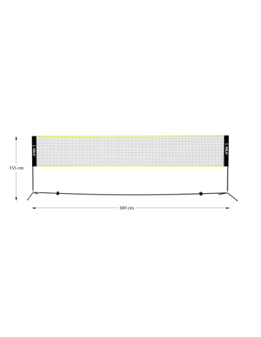 МРЕЖА ЗА БАДМИНТОН 500СМ ПРЕДПАЗНО ПОКРИВАНЕ NILS