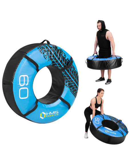 ТРЕНИРОВЪЧНА ГУМА 60KG HMS PREMIUM