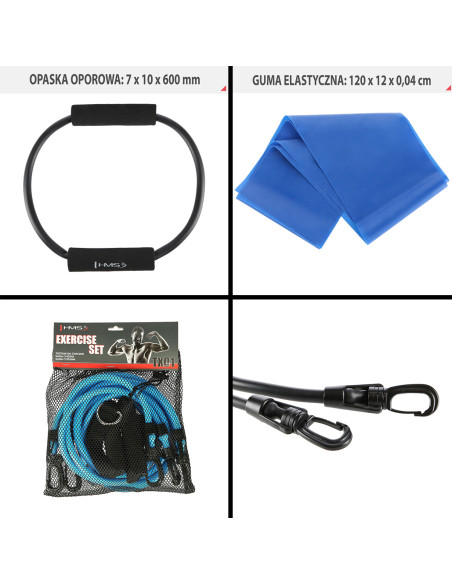 HMS КОМПЛЕКТ ЗА СИЛОВИ ТРЕНИРОВКИ