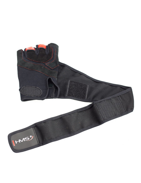 ЧЕРНИ/ЧЕРВЕНИ РЪКАВИЦИ ЗА ТРЕНИРОВКИ РАЗМЕР M HMS