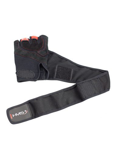 ТРЕНИРОВЪЧНИ РЪКАВИЦИ ЧЕРНИ/ЧЕРВЕНИ РАЗМЕР XXL HMS