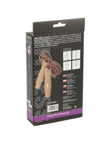 КОЖЕНО ВЪЖЕ ЗА СКАЧАНЕ + ДЪРВЕНИ ДРЪЖКИ HMS