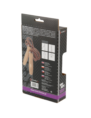 КОЖЕНО ВЪЖЕ ЗА СКАЧАНЕ + ДЪРВЕНИ ДРЪЖКИ HMS