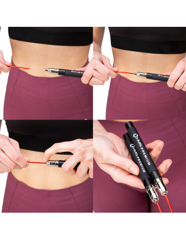 ЧЕРНО/ЧЕРВЕНО ВЪЖЕ ЗА БЪРЗО ПРЕСКАЧАНЕ HMS PREMIUM