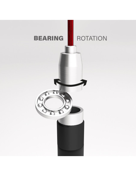 ЧЕРНО/ЧЕРВЕНО ВЪЖЕ ЗА БЪРЗО ПРЕСКАЧАНЕ HMS PREMIUM