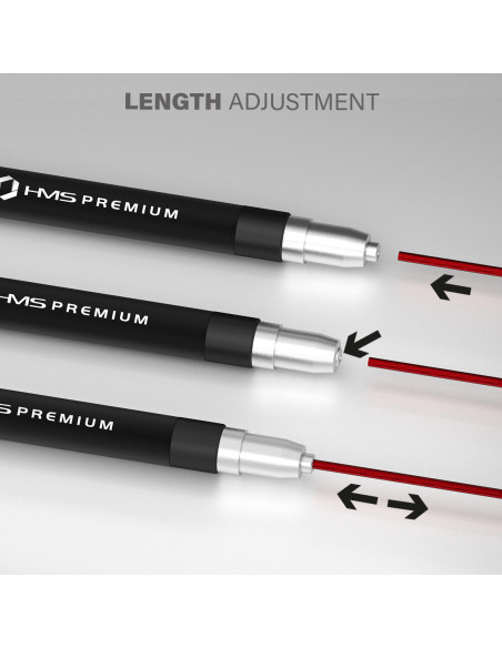 ЧЕРНО/ЧЕРВЕНО ВЪЖЕ ЗА БЪРЗО ПРЕСКАЧАНЕ HMS PREMIUM