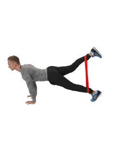 Гума за упражнения HMS GU04 RED 07 x 50 x 600 MM 1733011