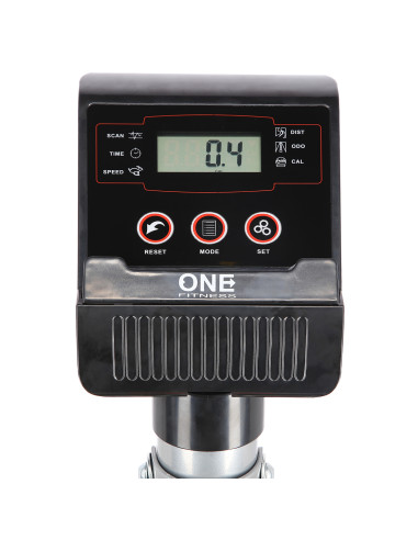 СРЕБРИСТО-ОРАНЖЕВ МЕХАНИЧЕН ВЕЛОРОЖОР ONE FITNESS