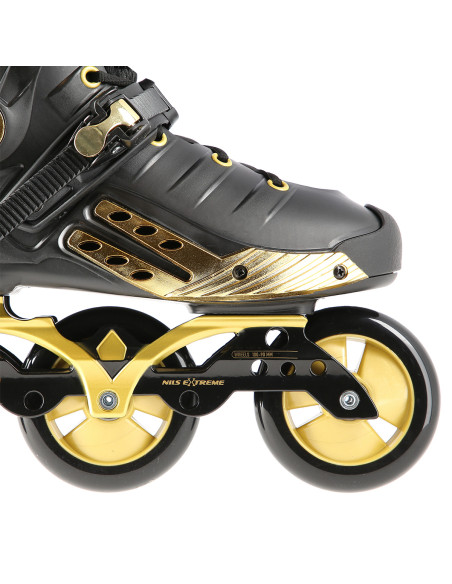 ЧЕРНО-ЗЛАТИСТИ КЪНКИ ЗА СЛАЛОМ РАЗМЕР 35 NILS EXTREME