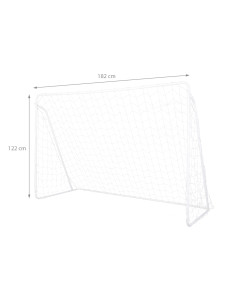 Мрежа за футболни врати 1820х1220х600 мм NILS