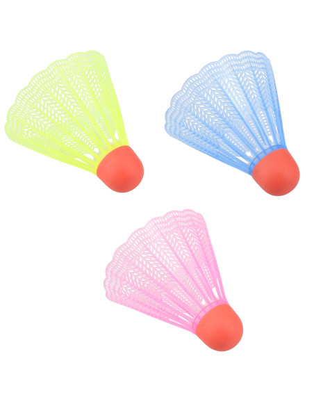 ТОПКИ ЗА БАДМИНТОН НАЙЛОН МНОГОЦВЕТНИ 3 БР. НИЛС