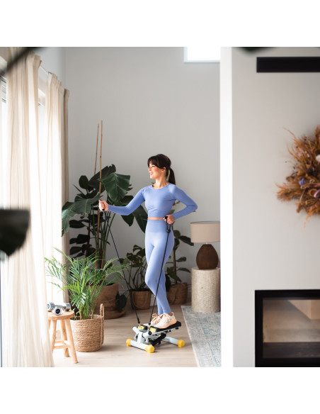 ЖЪЛТ ДВУПОСОЧЕН СТЕПЕР С РАЗШИРИТЕЛИ HMS