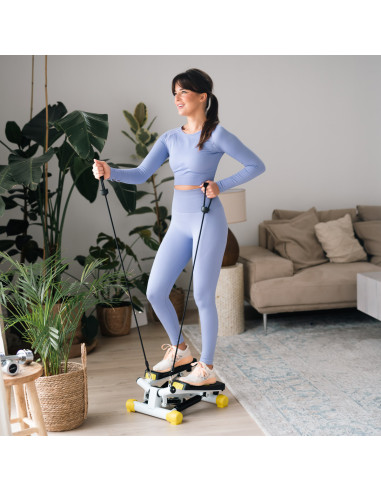 ЖЪЛТ ДВУПОСОЧЕН СТЕПЕР С РАЗШИРИТЕЛИ HMS