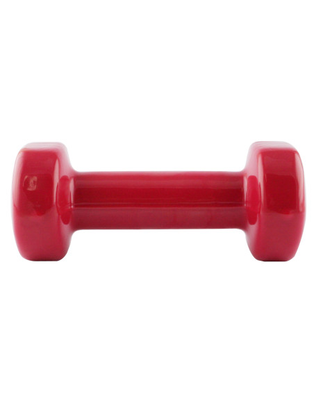 Дъмбел чугунен с винилно покритие 2.0 кг HMS