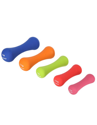 Чугунен дъмбел с неопреново покритие 1,5 кг HMS