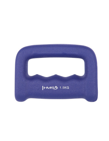 Кокалчета ТЪМНО СИН ЧУГУНЕНО КОРМИЛО С НЕОПРЕНОВО ПОКРИТИЕ 1,5 КГ HMS