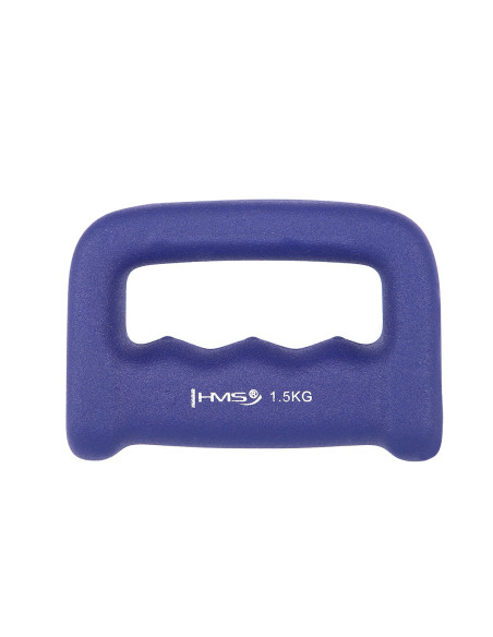 Кокалчета ТЪМНО СИН ЧУГУНЕНО КОРМИЛО С НЕОПРЕНОВО ПОКРИТИЕ 1,5 КГ HMS