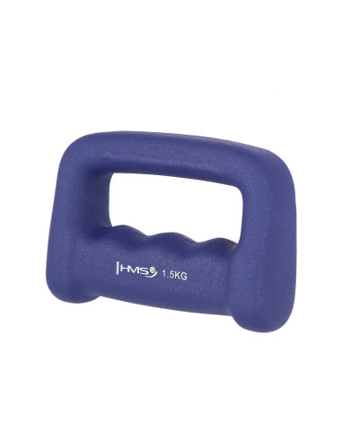 Кокалчета ТЪМНО СИН ЧУГУНЕНО КОРМИЛО С НЕОПРЕНОВО ПОКРИТИЕ 1,5 КГ HMS