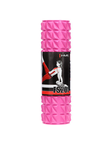 РОЗОВ 45 СМ ФИТНЕС РОЛЕР / МАСАЖЕН РОЛЕР HMS