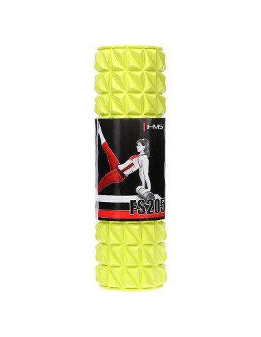 ЛАЙМО ЗЕЛЕН 45СМ ФИТНЕС РОЛЕР / МАСАЖЕН РОЛЕР HMS