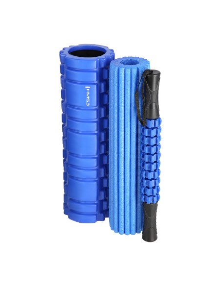 МАСАЖЕН РОЛЕР С СИНЯ ПЯНА / МАСАЖЕН РОЛЕР 3 В 1 HMS