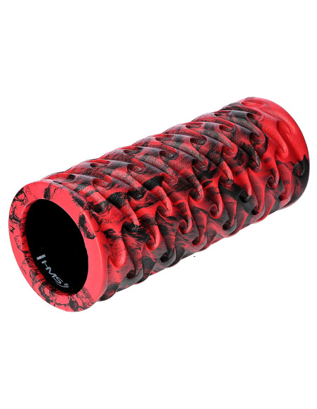 ЧЕРВЕНО-ЧЕРЕН 33 СМ ФИТНЕС РОЛЕР / МАСАЖЕН РОЛЕР HMS